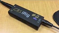 Connecting iRig HD2 to Guitar and Computer