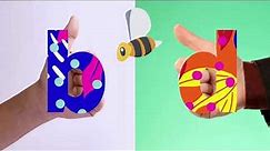 The difference between b and d | teach kindergartners how use their hands to create letters b and d.