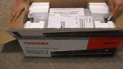 Unboxing Toshiba DVD/VCR Combo Player SDV398