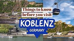 Visit KOBLENZ, Germany in a Day 🇩🇪 | Visit Frankfurt | Things to do in Frankfurt | Koblenz besuchen