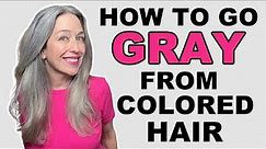 8 Best Ways To Go Gray from Dyed Hair