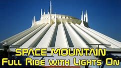 Space Mountain at Disneyland POV Ride - Vintage 1998 with Lights ON - Dick Dale Soundtrack, Disney