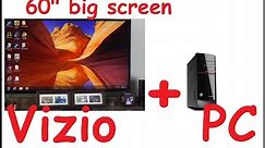 Using Vizio 60" E series as PC monitor
