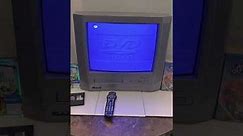 Broksonic 20” CRT TV DVD VCR Combo Retro Gaming TV