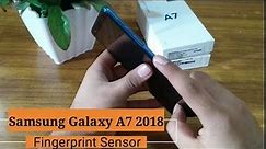 Samsung Galaxy A7 2018 Fingerprint Sensor test !