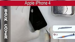 How to open 🔧 The back cover 🍎 Apple iPhone 4, replacement rear panel (A1349, A1332)