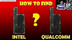 How to Identify iPhone x Intel or Qualcomm motherboard in iPhone Repairing | Mobile Repair Academy