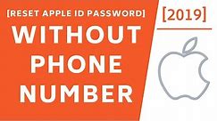 How to Reset Apple ID Password without Phone number! [2019]