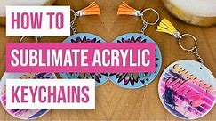 ❤️ How To Sublimate Acrylic Keychains