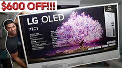 My new 77" LG C1 Series OLED 4K TV – LG C1 OLED TVs on SALE NOW!!!