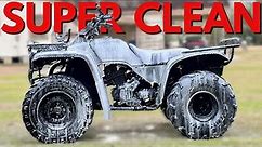 Super Cleaning My ATV (Looks BRAND NEW!)