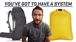 How I Pack a Backpack for Hiking (with a PACK LINER)