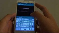 Samsung Galaxy S5: How to Set Screen Lock Password