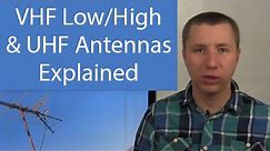 VHF and UHF TV Antennas Explained