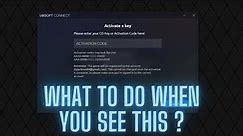 What to do with Activate Key Prompt for Ubisoft+ Games on GeForceNOW!