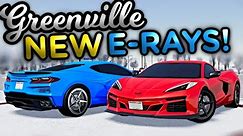 EXCLUSIVE FIRST LOOK AT THE NEW CORVETTE E-RAY! IN GREENVILLE! (DRIVES SO NICE!) | Greenville ROBLOX