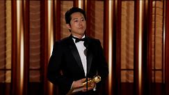 Steven Yeun Wins Male Actor In A Limited Series, Anthology Series, Made For TV Movie | Golden Globes