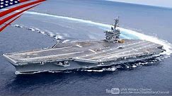 Amazing High-Speed Turns by U.S. Navy Aircraft Carrier [Drifting!?]