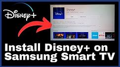 How to Install Disney+ on Samsung Smart Tv