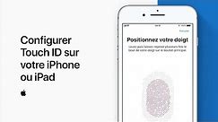 Configurer Touch ID sur votre iPhone ou iPad - Assistance Apple