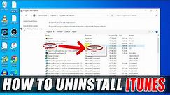 How to Uninstall iTunes on Windows 7/8/10 PC or Laptop?