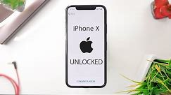 How to Unlock iPhone X ANY Carrier / Country at&t verizon rogers and such