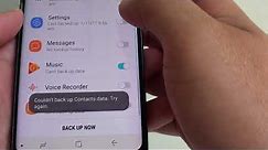 Samsung Galaxy S8: How to Backup Files / Documents to Samsung Cloud