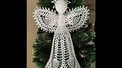 Beautiful 12” Angel Christmas Tree Topper - Crochet Tutorial #20
