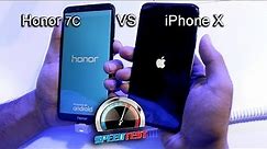Honor 7C VS iPhone X The Insane Speed Test and The Winner is ?? 😬 (हिंदी)