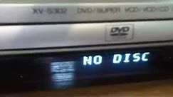 JVC XV-S302 DVD CD Player
