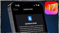 How to Turn On Lockdown Mode on iPhone iOS 17