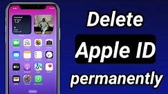 How to delete Apple ID permanently // delete apple account