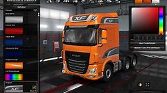 ETS2 1.31.2.6S RODONITCHO DAF XF EURO 6 PLASTIC FRONT BADGE PLATE 1.31