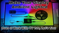 Ambient Light Dream Screen LED Light Strip Unboxing, Setup Tutorial, Testing in PC And Android TV