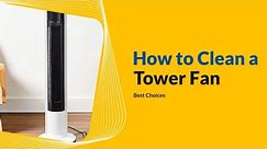 Stay Cool and Clean: How to Properly Clean and Maintain Your Tower Fan | Best choices