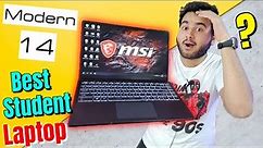 MSI Modern 14 - Best Laptop for Students 🔥| Unboxing & Review | Thin & Light 🔥