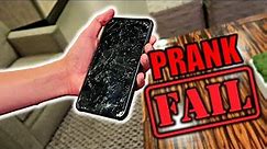 Cracked iPhone 7 Prank On DAD!**EPIC FAIL**