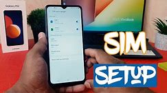 How to Manage Dual Sim Cards on Samsung Galaxy M12