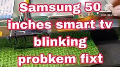 How to fixt Samsung 50 inches smart tv blinking red problem