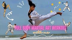 Full Body Martial Art Workout 🥋 l Beginner friendly with stretches