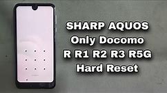How To SHARP AQUOS Hard Reset Docomo SH-03K R R1 R2 R3 R5G