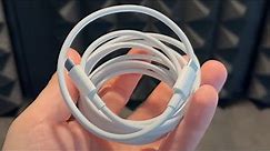 Apple USB-C to USB-C Charge Cable (2m), White Unboxing