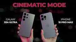 iPhone 15 Pro Max vs Galaxy S24 Ultra - CINEMATIC Video Comparison!