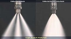 FloMax® Nozzle Comparison: Standard vs. Anti-Bearding from Spraying Systems Co.