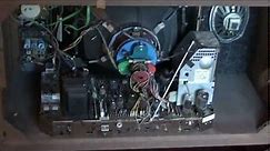 Watch a 1969 Zenith color TV and the Sencore CR7000 CRT Analyzer