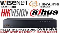 How to Reset password in DVR & NVR Factory Hard Reset || All Types Of NVR & DVR || Step by Step