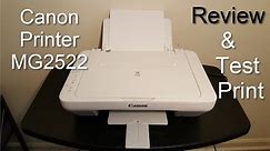 Canon PIXMA MG2522 Printer Review & Print Test - 2020 - (Not a Unboxing Video)!