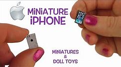 Miniature Apple iphone ! DIY easy iphone se, iphone 6, or iphone 6s ! How to make a mini iphone