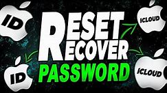 [2024] Forgot Apple ID Password? 2 Ways to Recover/Reset Apple ID/iCloud Password