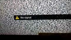 Sony Bravia TV is not displaying picture or no signal